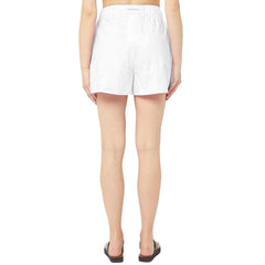 Hinnominate White Cotton Short - Bermudas