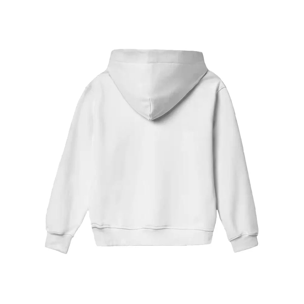 Hinnominate White Cotton Women Sweater - Hoodies