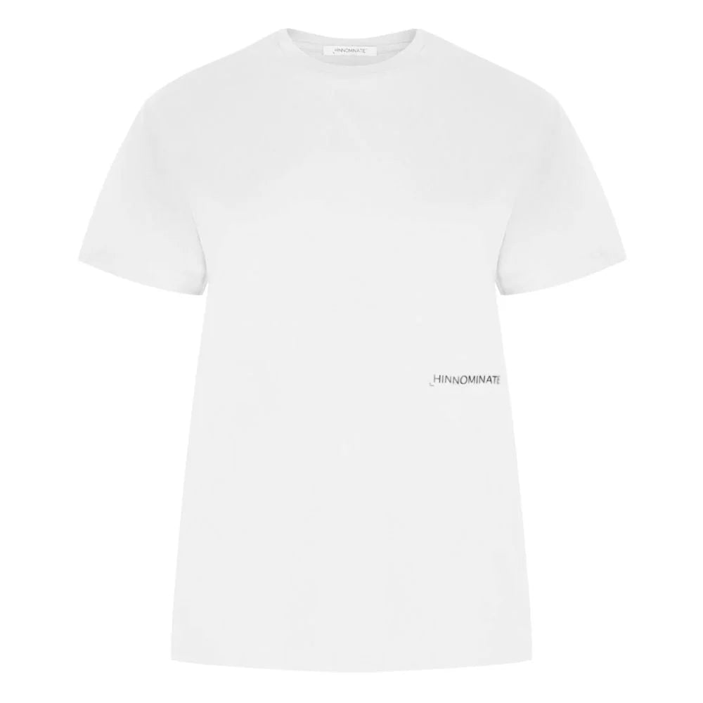 Hinnominate White Cotton Women T-Shirt - T-Shirts