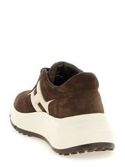 Hogan Brune Sneakers i Kalveskind
