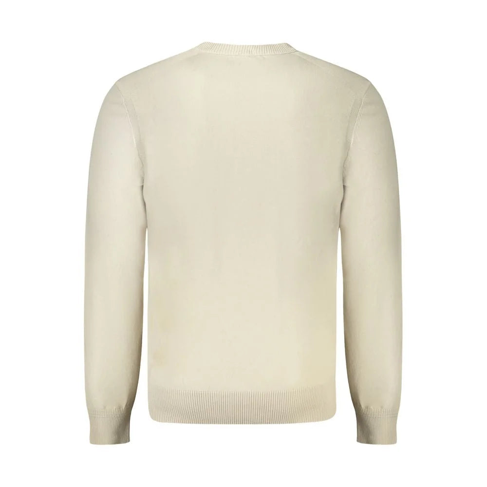 Hugo Boss Beige Cotton Men Sweater - S