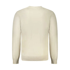 Hugo Boss Beige Cotton Men Sweater - S