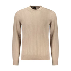Hugo Boss Beige Cotton Men Sweater - XL - Sweaters