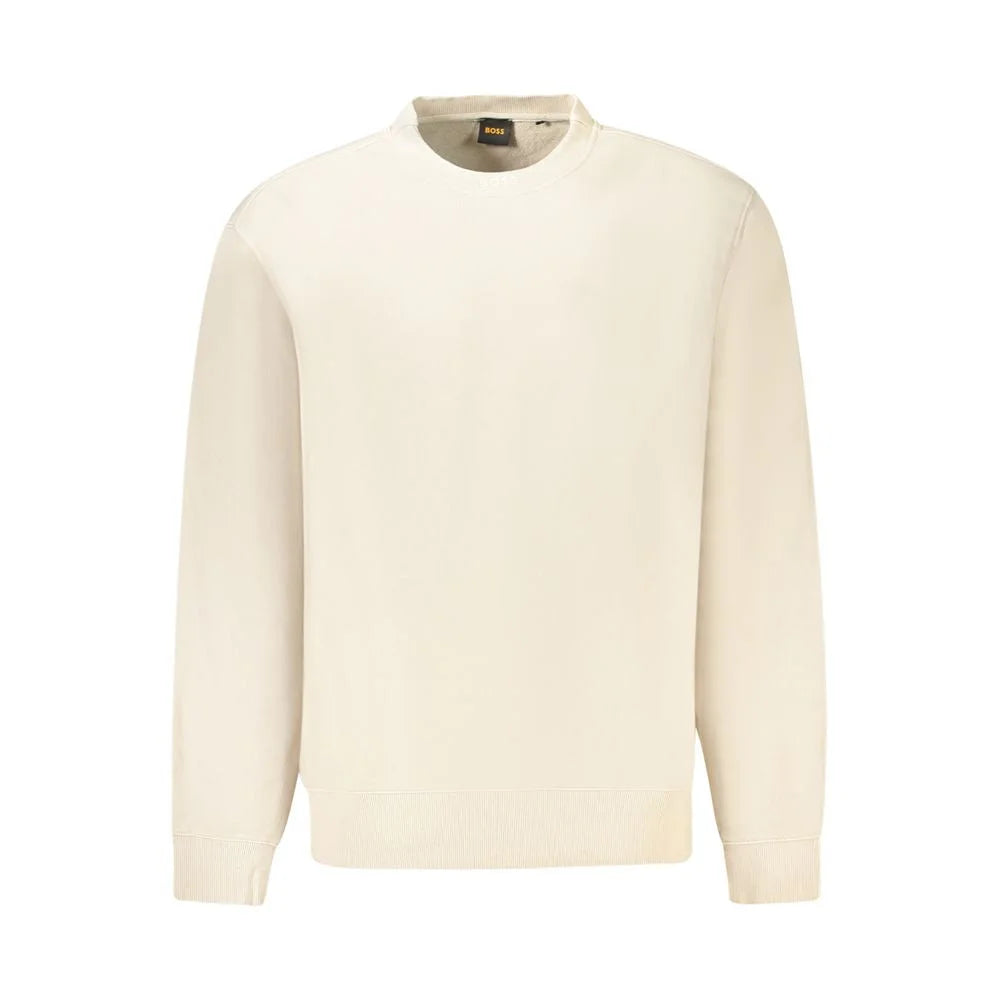 Hugo Boss Beige Cotton Men Sweater - XXL