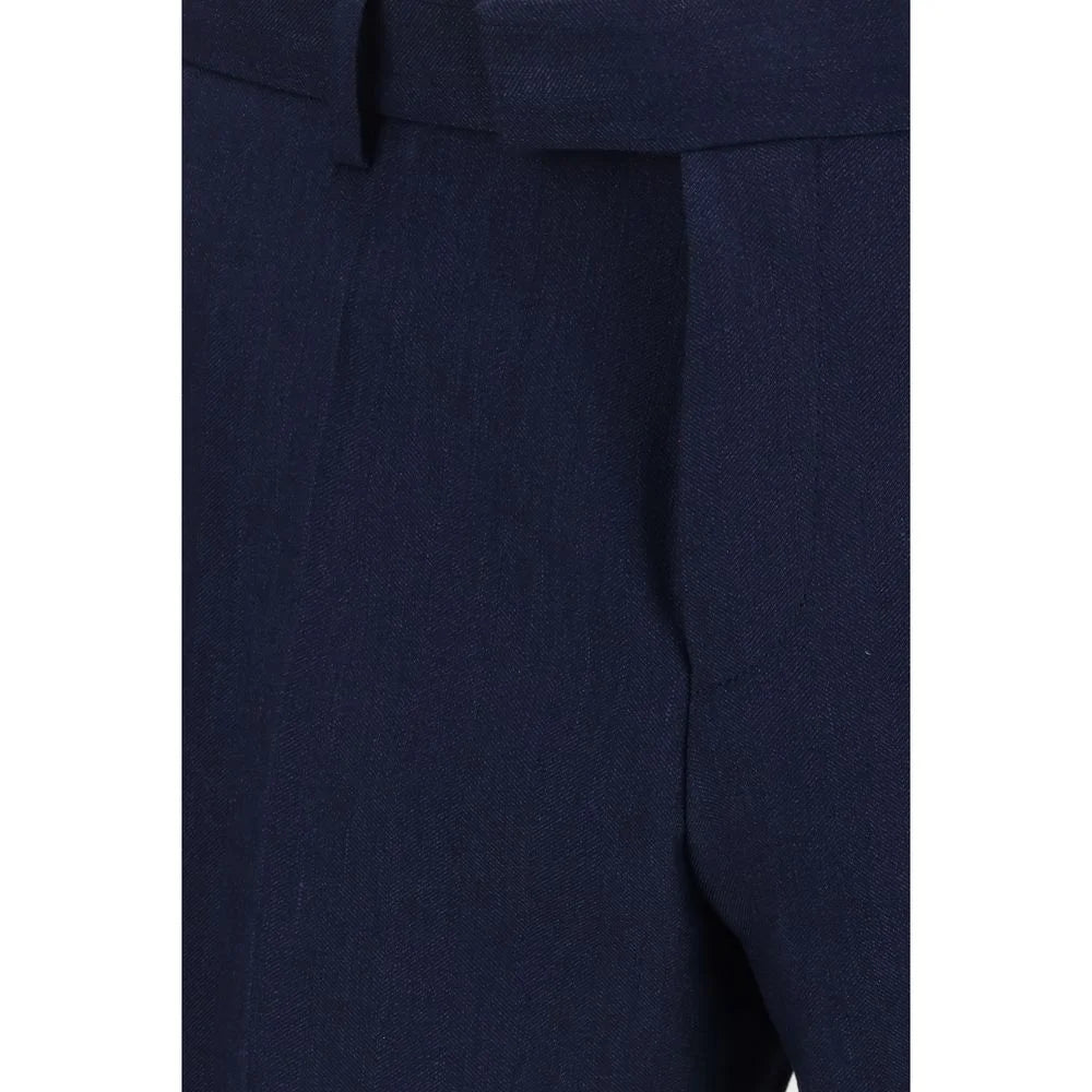 Hugo Boss Black Blue Linen Two-Piece Suit - IT60 | 5XL