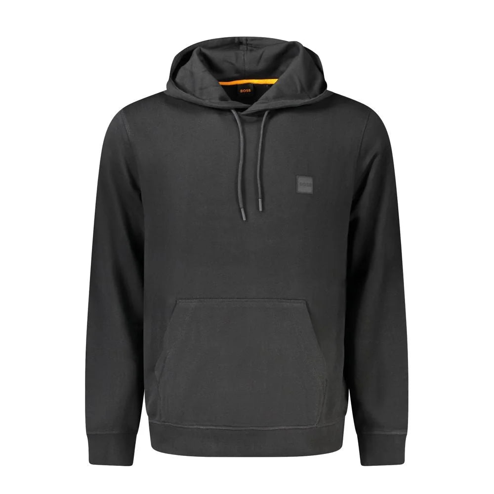 Hugo Boss Black Cotton Men Sweater - Hoodies