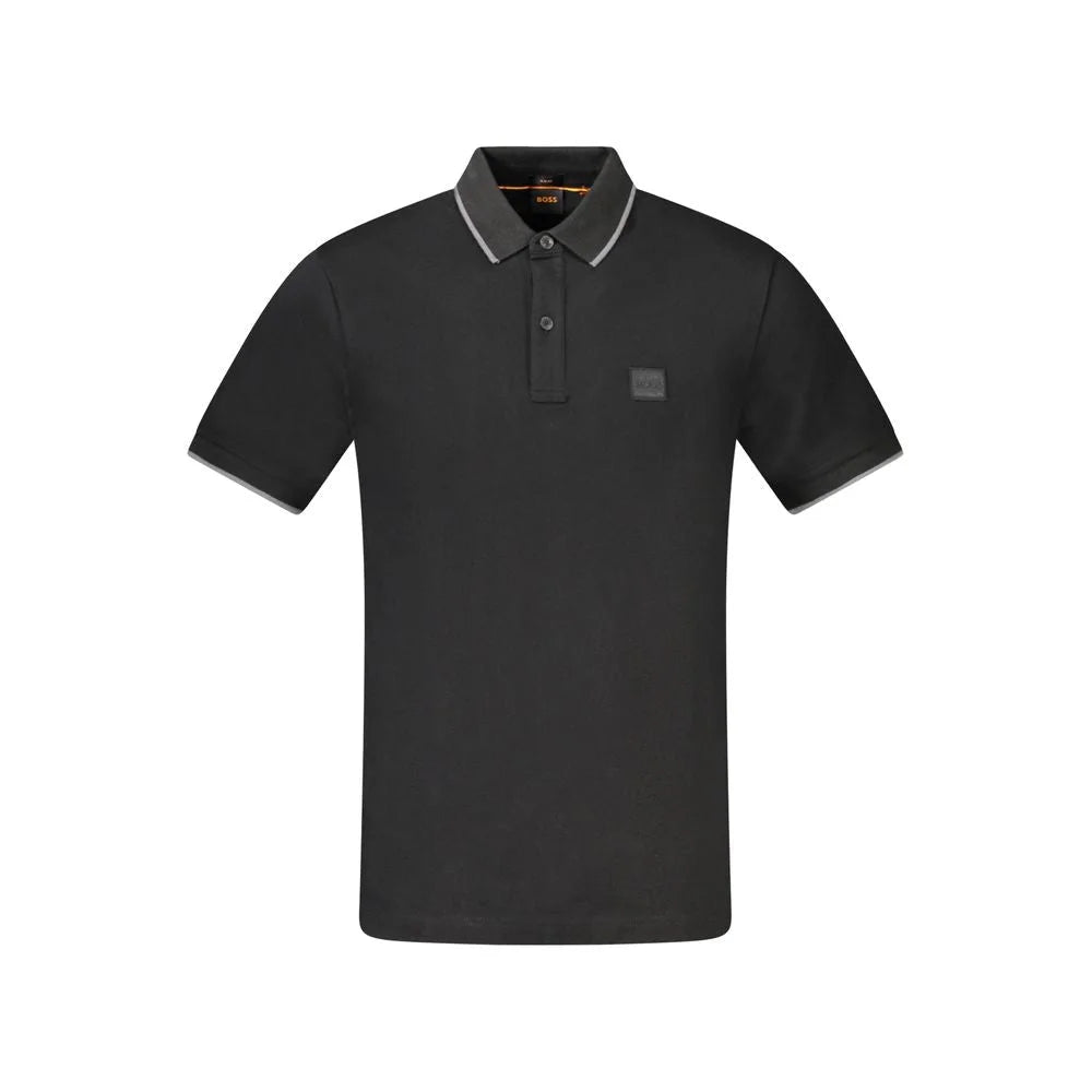 Hugo Boss Black Cotton Polo Shirt - L - Polos