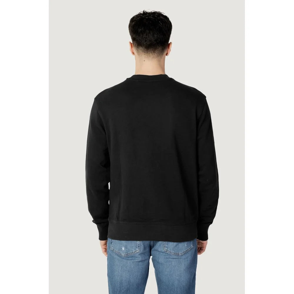 Hugo Boss Black Cotton Sweatshirt - Sweatshirts