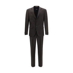 Hugo Boss Black Gray Wool Oves Aries Two-Piece Suit