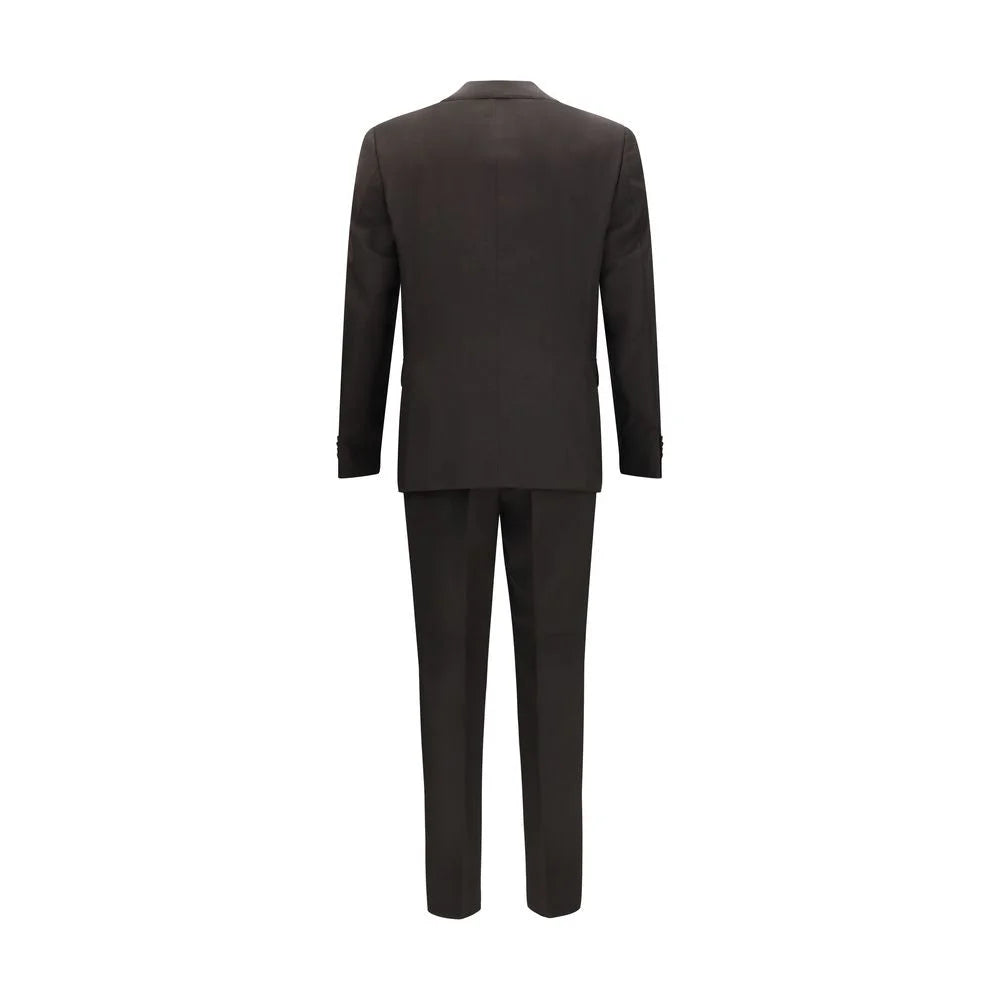 Hugo Boss Black Gray Wool Oves Aries Two-Piece Suit