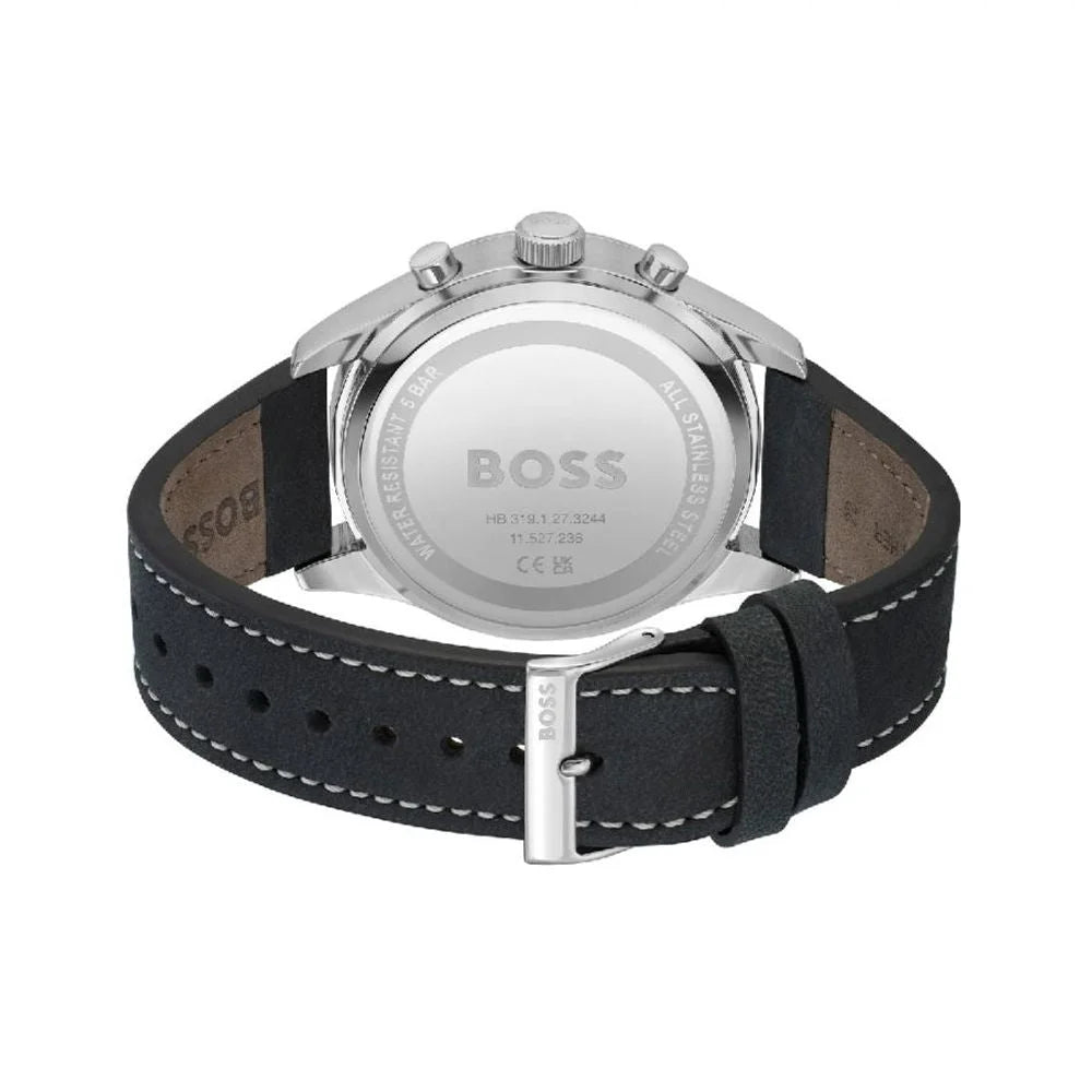 Hugo Boss Black Leather Dress Watch