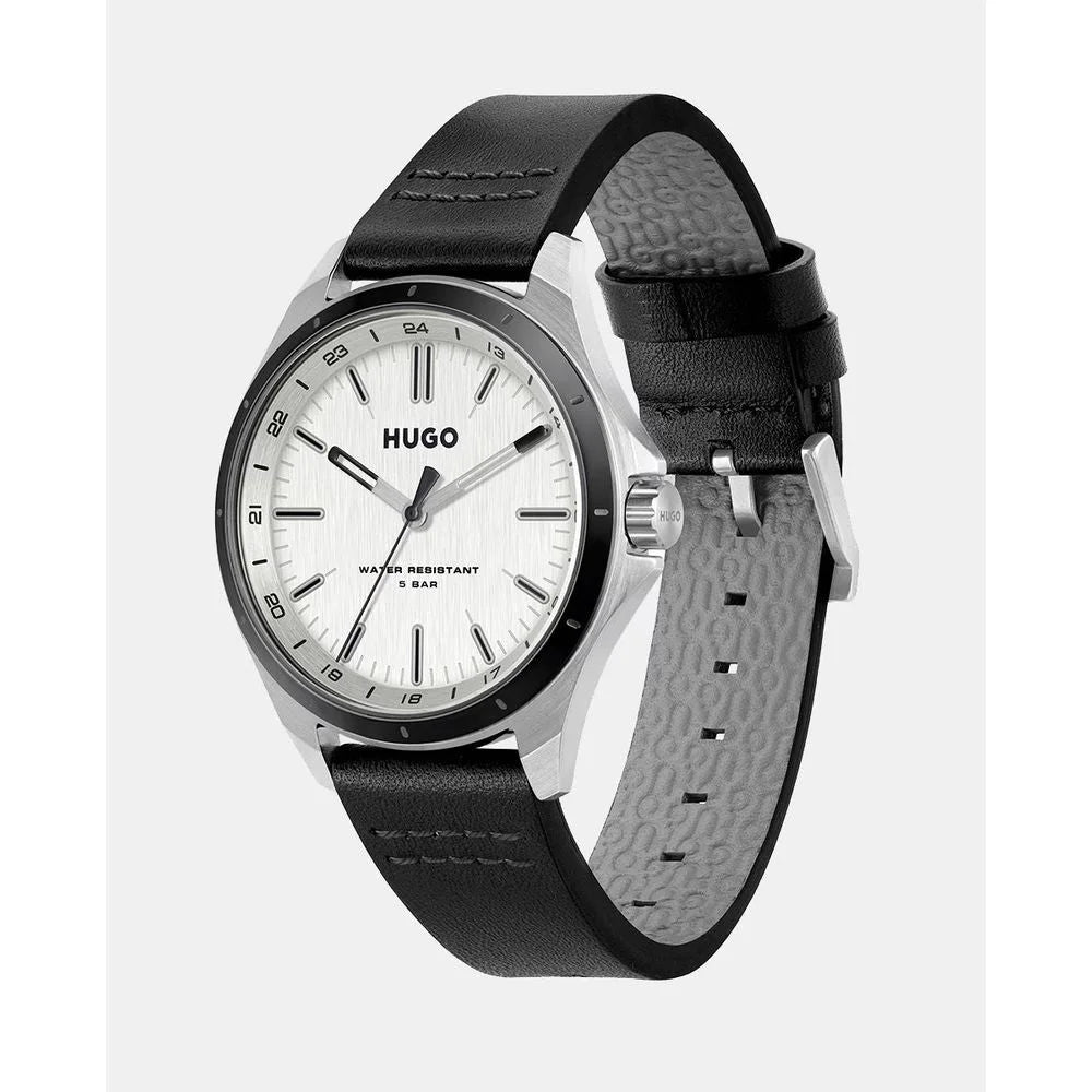 Hugo Boss Black Leather Dress Watch - Watches