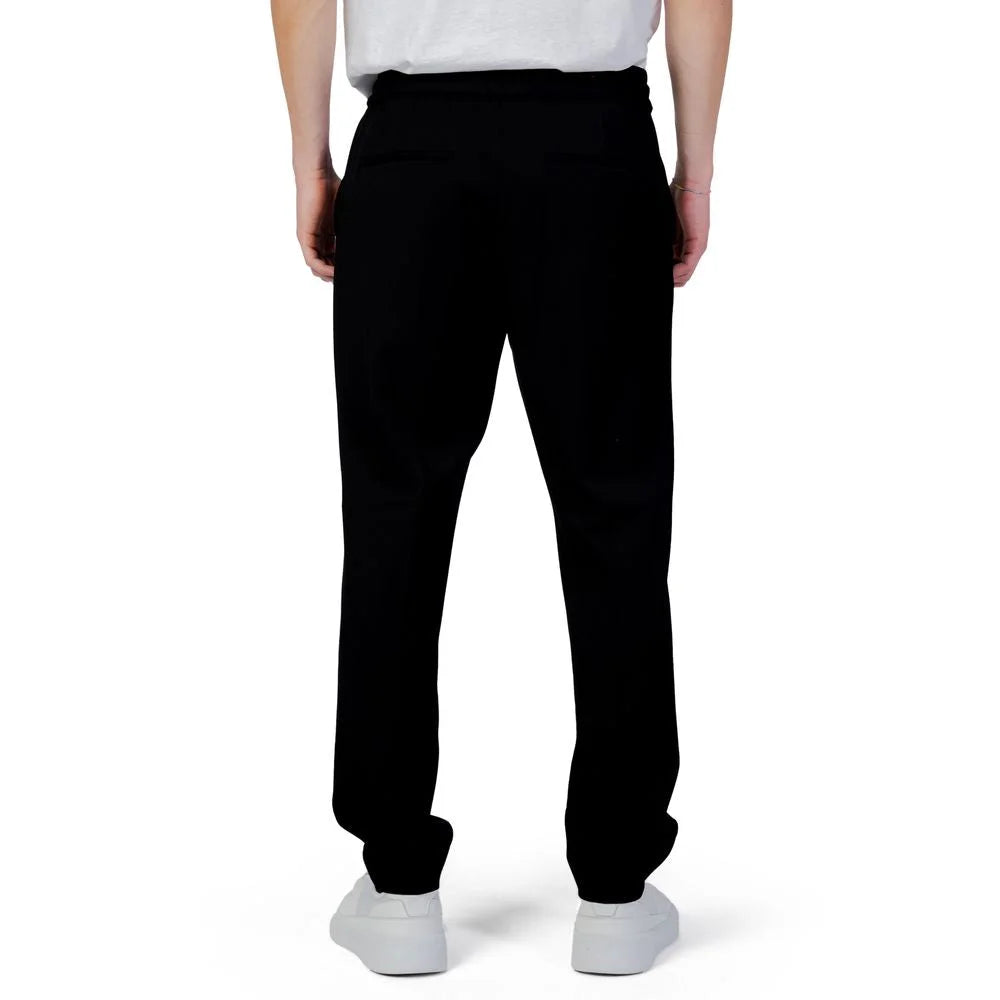Hugo Boss Black Polyester Casual Pants