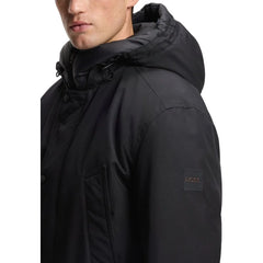 Hugo Boss Black Polyester Full-Length Jacket - IT50 | L - Parkas