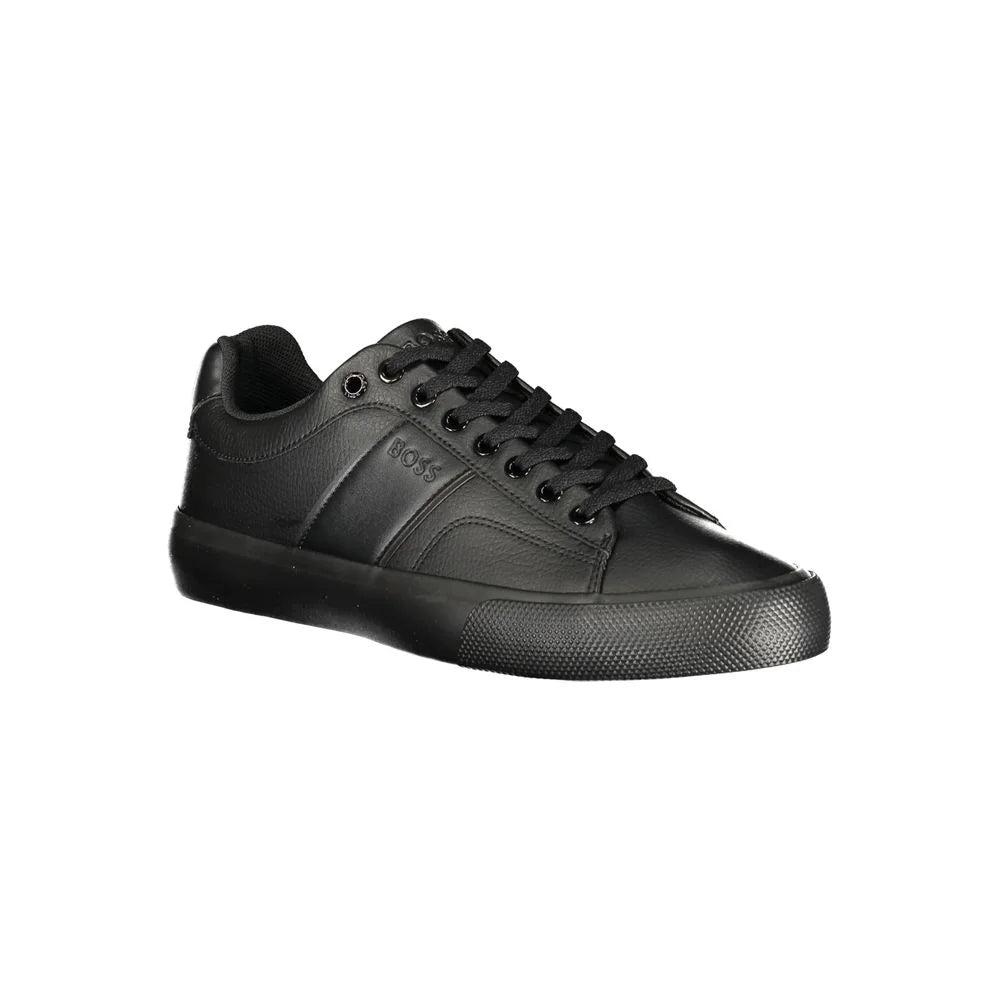 Hugo Boss Black Polyester Men Sneaker