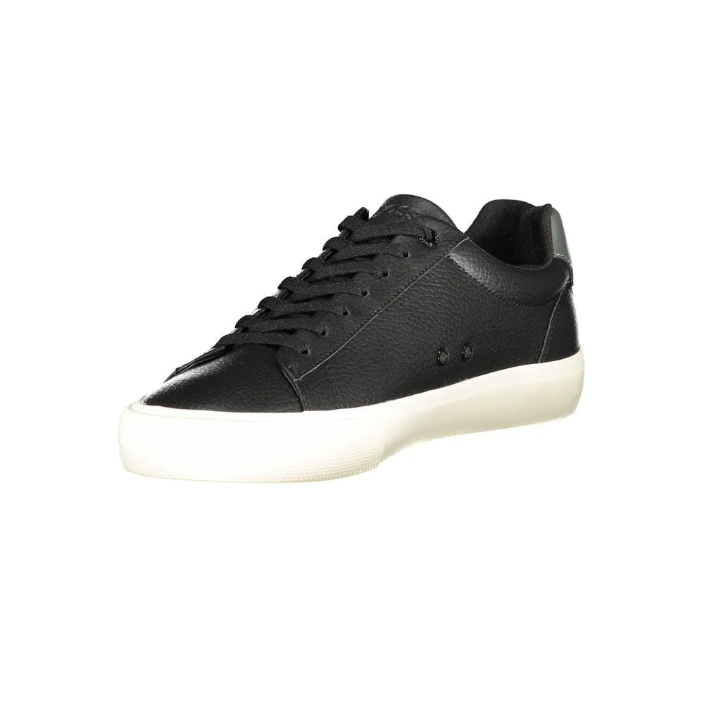 Hugo Boss Black Polyester Men Sneaker - EU40/US7 - Sneakers