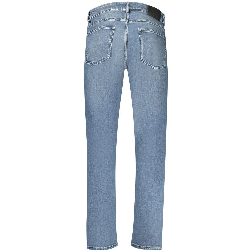 Hugo Boss Blu Cotton Men’s Slim Jeans