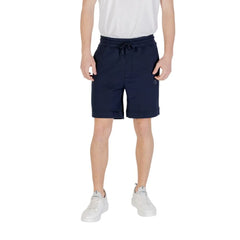 Hugo Boss Blue Cotton Bermuda - IT46 | M