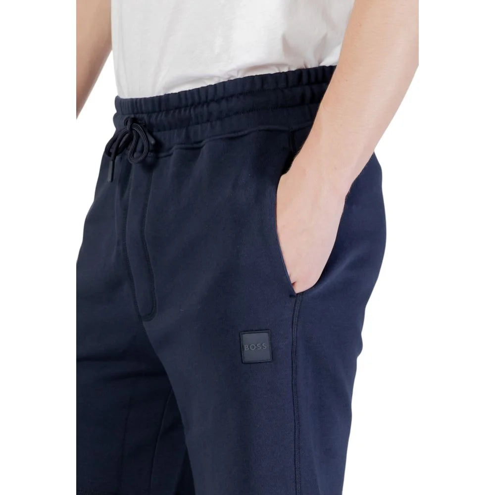 Hugo Boss Blue Cotton Bermuda - IT46 | M