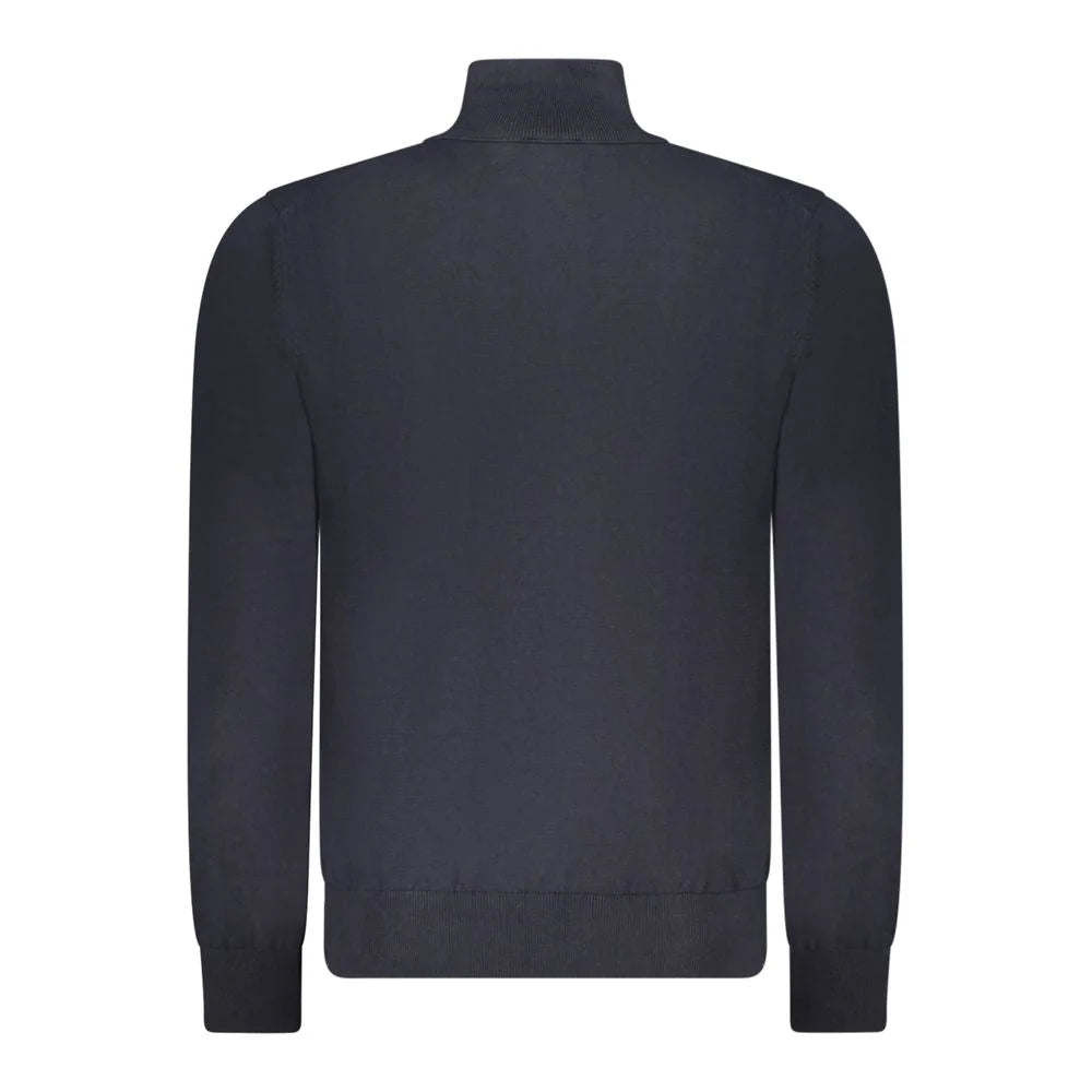 Hugo Boss Blue Cotton Men Sweater