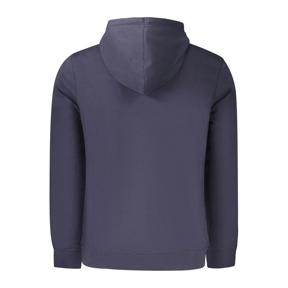 Hugo Boss Blue Cotton Men Sweater - Hoodies