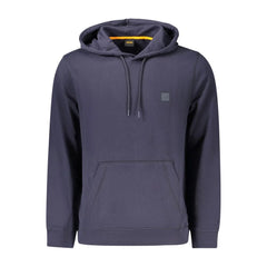Hugo Boss Blue Cotton Men Sweater - Hoodies