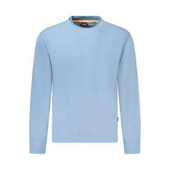 Hugo Boss Blue Cotton Men Sweater - S