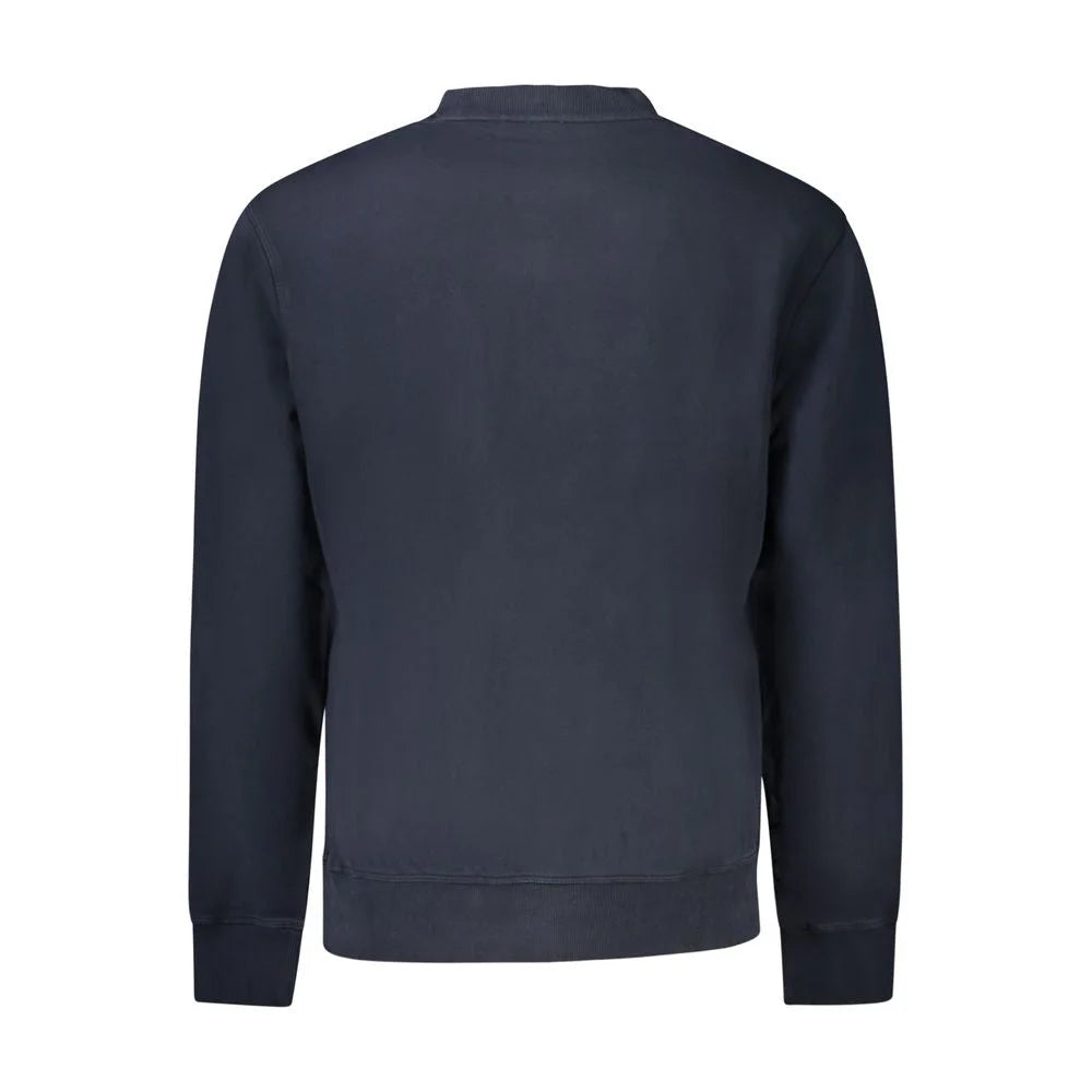Hugo Boss Blue Cotton Men Sweater - S - Sweatshirts