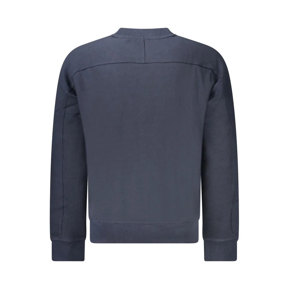 Hugo Boss Blue Cotton Men Sweater - Sweatshirts