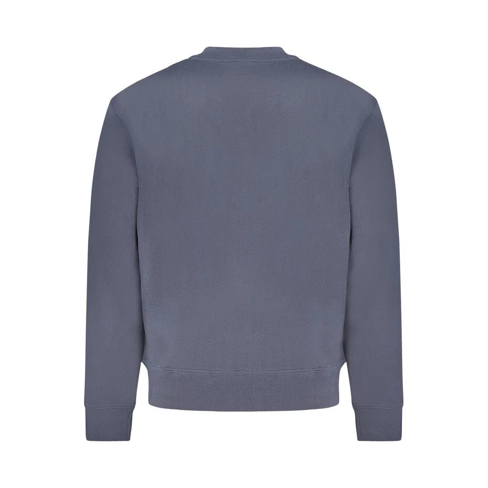 Hugo Boss Blue Cotton Men Sweater - XL
