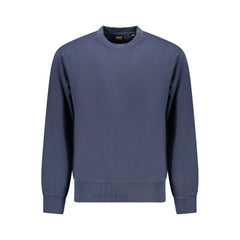 Hugo Boss Blue Cotton Men Sweater - XL - Sweatshirts