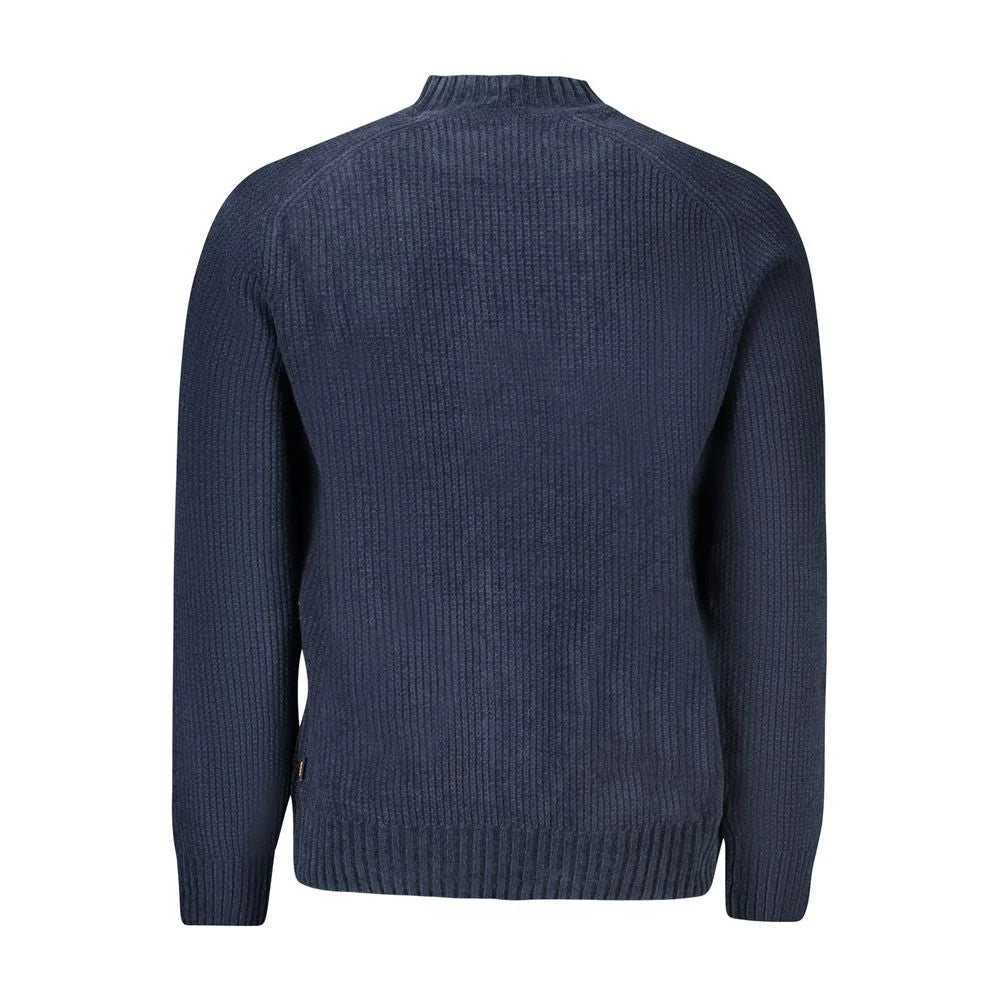 Hugo Boss Blue Cotton Men Sweater - XXL