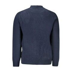 Hugo Boss Blue Cotton Men Sweater - XXL