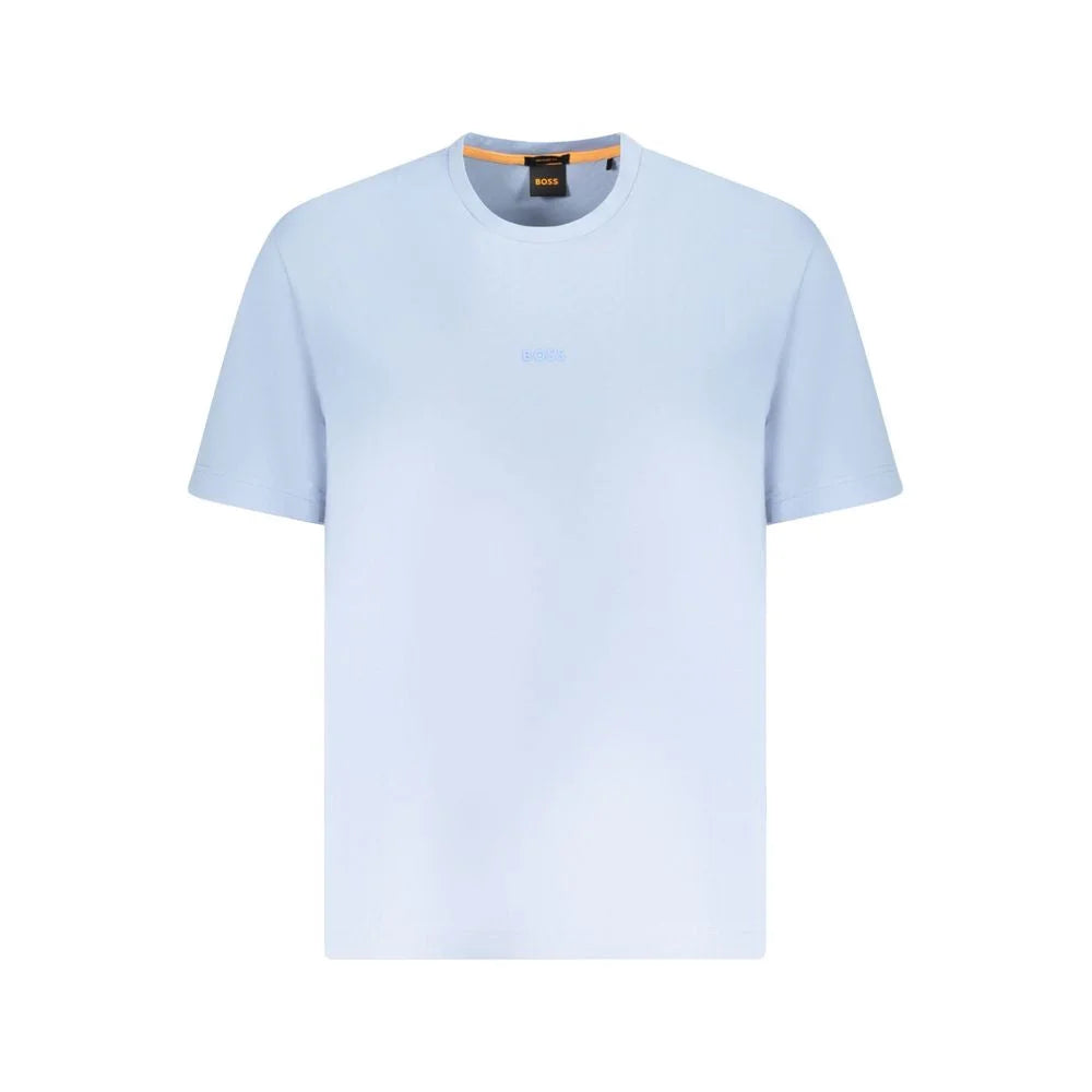 Hugo Boss Blue Cotton Men T-Shirt - S - T-Shirts