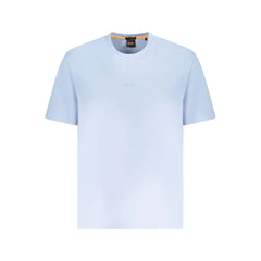 Hugo Boss Blue Cotton Men T-Shirt - S - T-Shirts