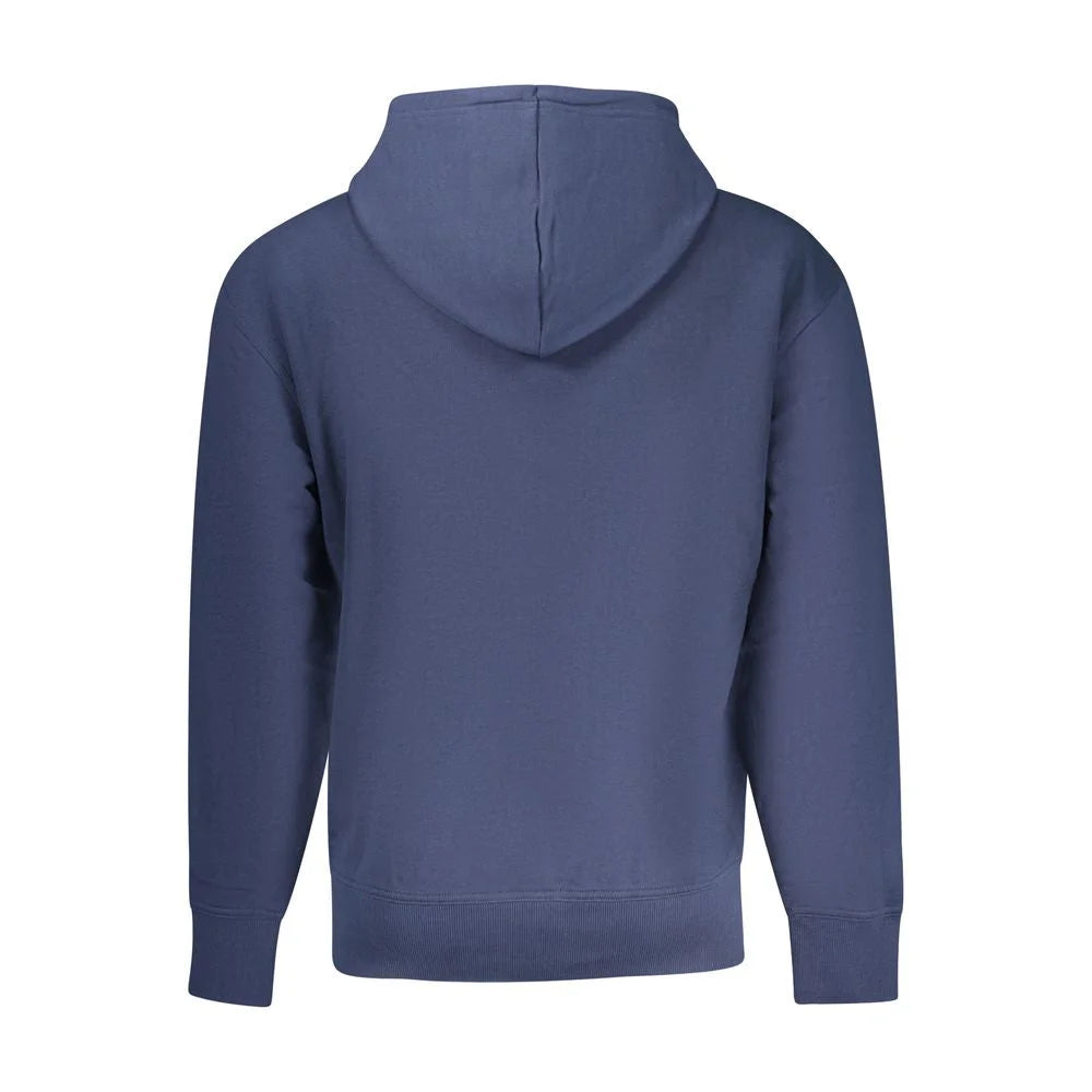 Hugo Boss Blue Cotton Men’s Hoodie