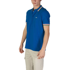Hugo Boss Blue Cotton Polo Shirt - IT44 | S