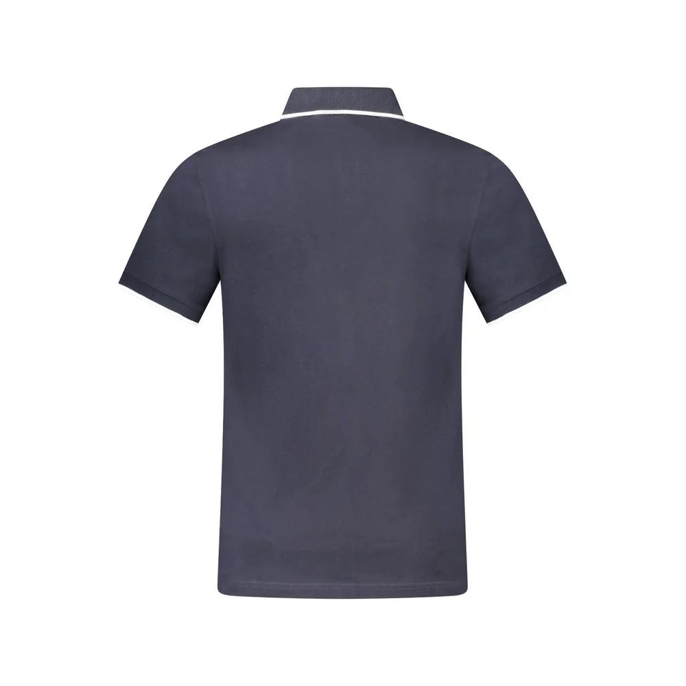 Hugo Boss Blue Cotton Polo Shirt - Polos