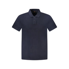 Hugo Boss Blue Cotton Polo Shirt - Polos
