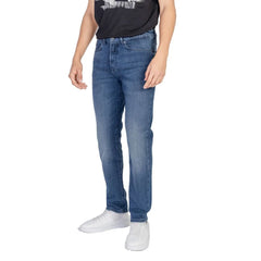 Hugo Boss Blue Cotton Relaxed Fit Jean - W40 | L32