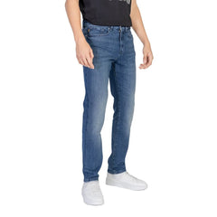 Hugo Boss Blue Cotton Relaxed Fit Jean - W40 | L32
