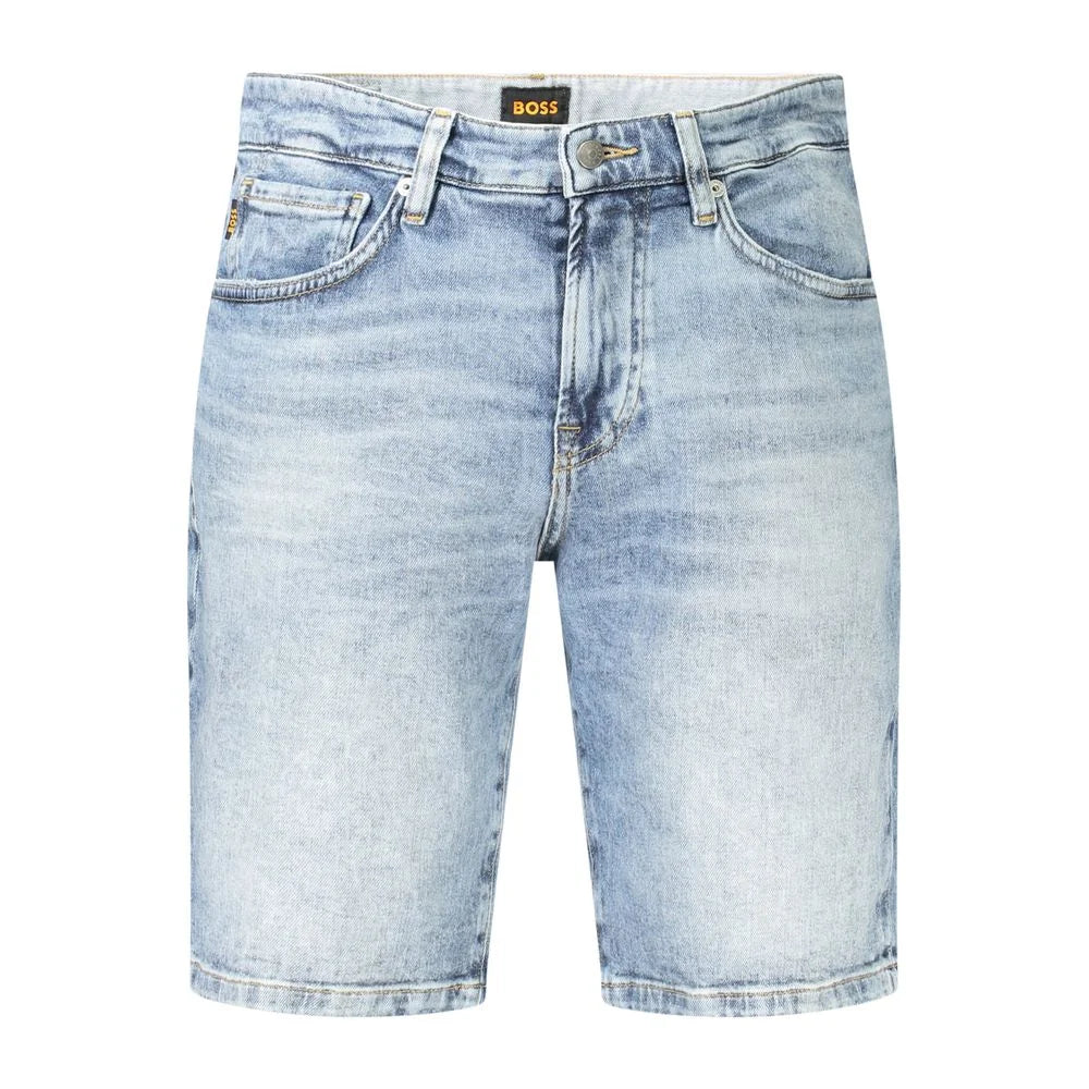 Hugo Boss Blue Cotton Short