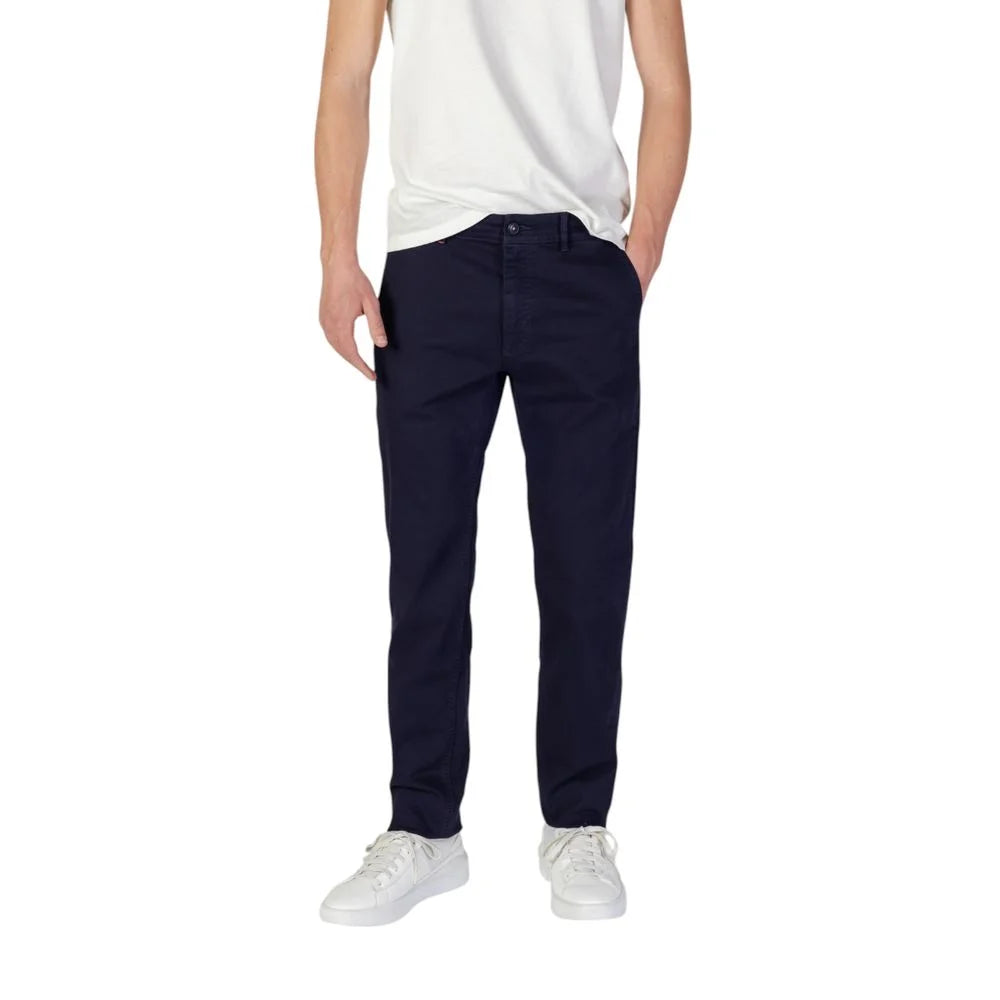 Hugo Boss Blue Cotton Skinny Pant - W30 | L32