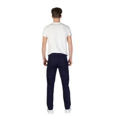 Hugo Boss Blue Cotton Skinny Pant - W30 | L32