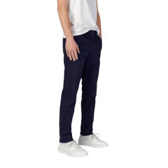 Hugo Boss Blue Cotton Skinny Pant - W30 | L32