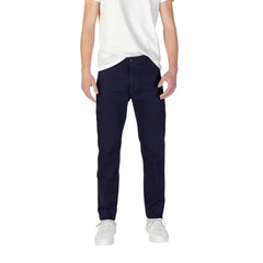 Hugo Boss Blue Cotton Skinny Pant - W30 | L32