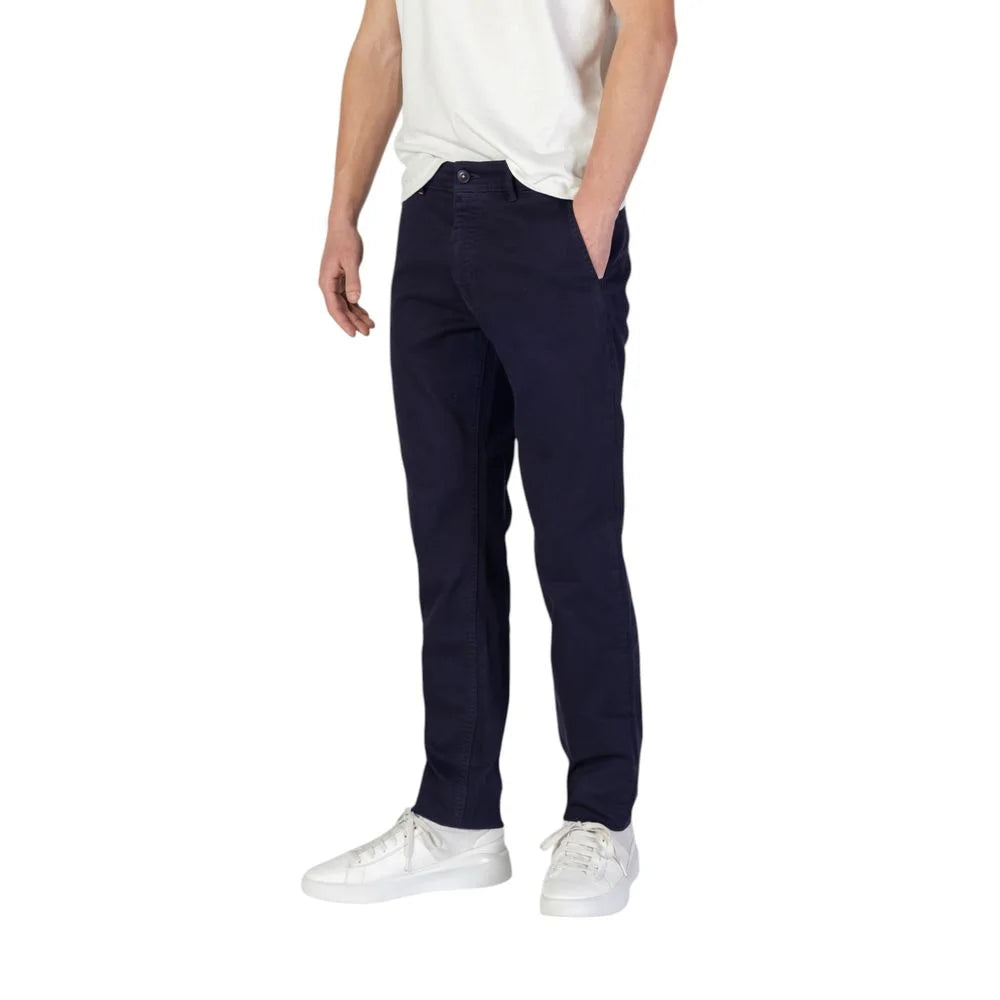 Hugo Boss Blue Cotton Skinny Pant - W30 | L32
