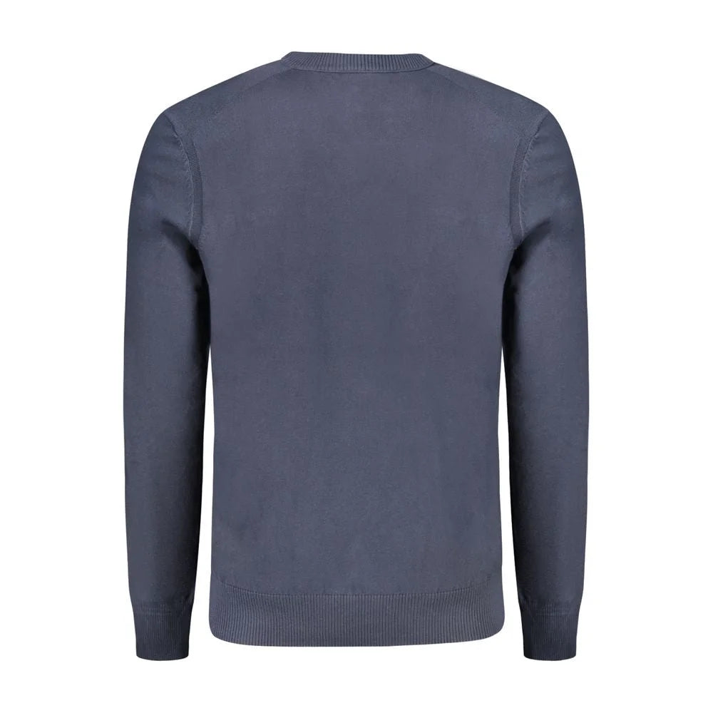 Hugo Boss Blue Cotton Sweater