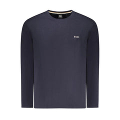 Hugo Boss Blue Cotton Sweater - S