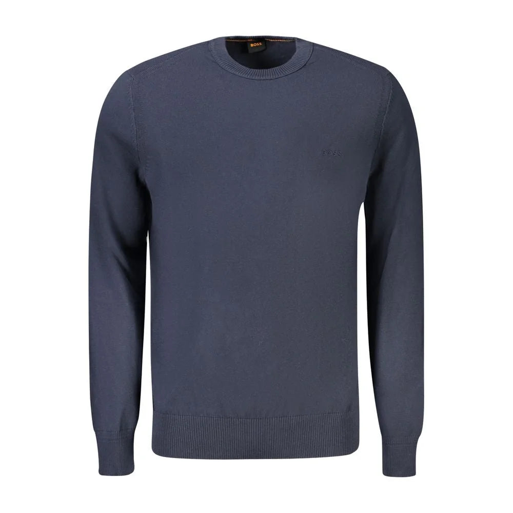 Hugo Boss Blue Cotton Sweater - S - Sweaters